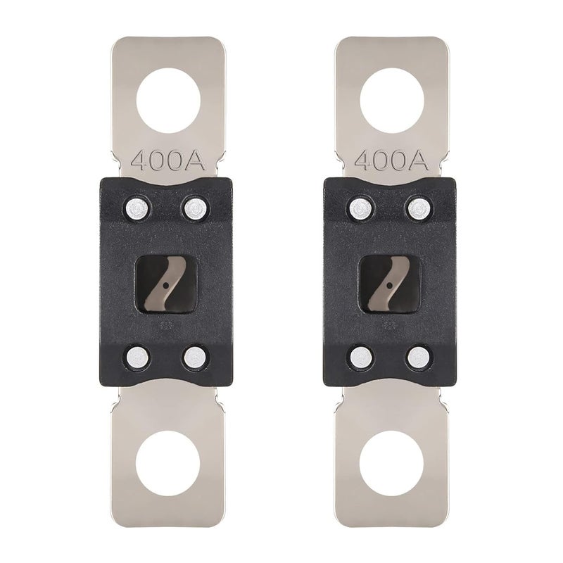 VEXUNGA Mega Fuse 400A MEGA/AMG/ANM Screw Fuse 400 Amp 400Amp High Current Strip Bolt-on Fuses for Cars (Pack of 2pcs) - Image 1